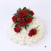 Red and White Posy *